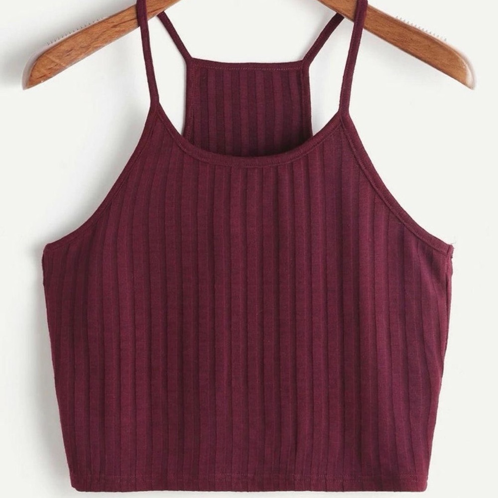 Shein Halter Crop Tank